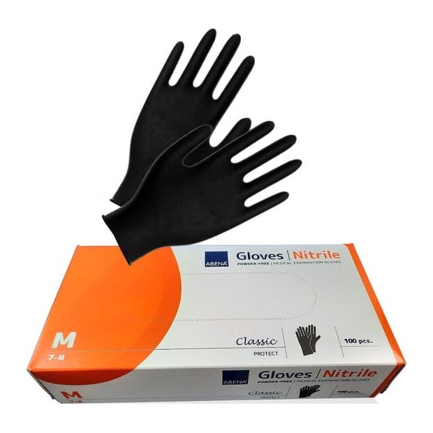 Abena Nitril Handschoenen mt L